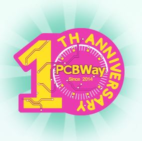 PCBWay - anniversario 10 anni